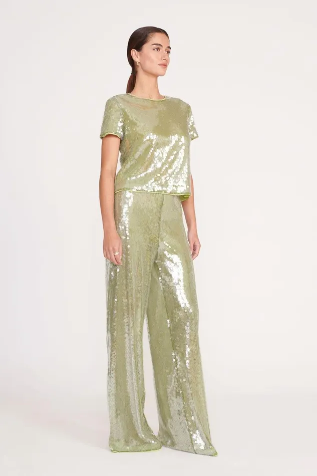 STAUD Tops STAUD QUINCY TOP GARDEN MOSS 8211 Women STAUD Tops STAUD QUINCY TOP GARDEN MOSS 8211 Women