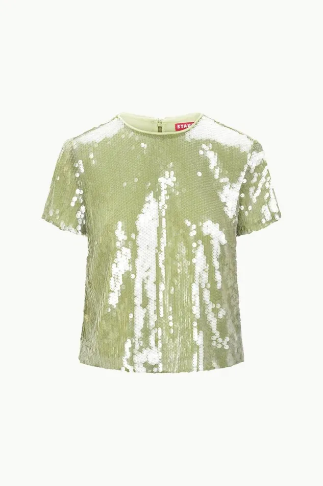 STAUD Tops STAUD QUINCY TOP GARDEN MOSS 8211 Women STAUD Tops STAUD QUINCY TOP GARDEN MOSS 8211 Women