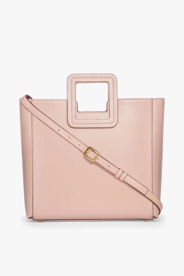 STAUD Totes STAUD SHIRLEY LEATHER BAG BLUSH 8211 Women