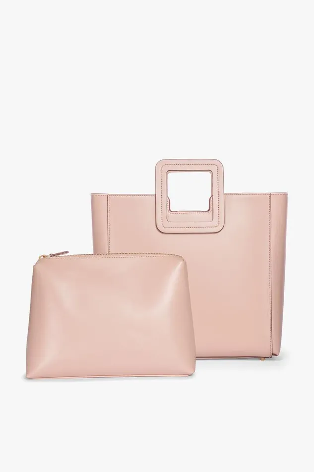 STAUD Totes STAUD SHIRLEY LEATHER BAG BLUSH 8211 Women STAUD Totes STAUD SHIRLEY LEATHER BAG BLUSH 8211 Women
