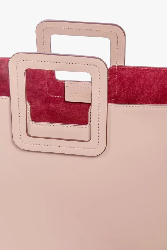STAUD Totes STAUD SHIRLEY LEATHER BAG BLUSH 8211 Women STAUD Totes STAUD SHIRLEY LEATHER BAG BLUSH 8211 Women