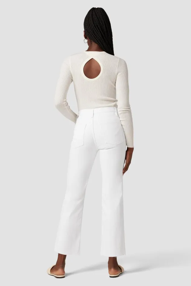 Straight Women Hudson Jeans Remi HighRise Straight Crop Jean Destructed White Shadow Straight Women Hudson Jeans Remi HighRise Straight Crop Jean Destructed White Shadow