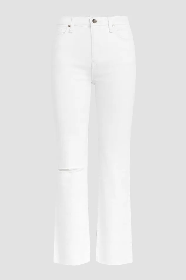 Straight Women Hudson Jeans Remi HighRise Straight Crop Jean Destructed White Shadow Straight Women Hudson Jeans Remi HighRise Straight Crop Jean Destructed White Shadow