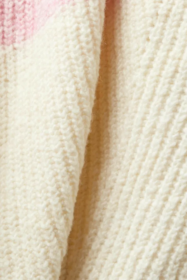 Sweaters Women Esprit Striped RibKnit Turtleneck Sweater Ice