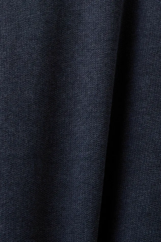 Sweatshirts Hoodies Men Esprit Logo Embroidered Half Zip Sweatshirt Navy