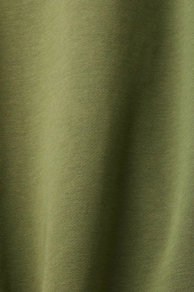 Sweatshirts Hoodies Men Esprit Logo Print Crewneck Sweatshirt Olive