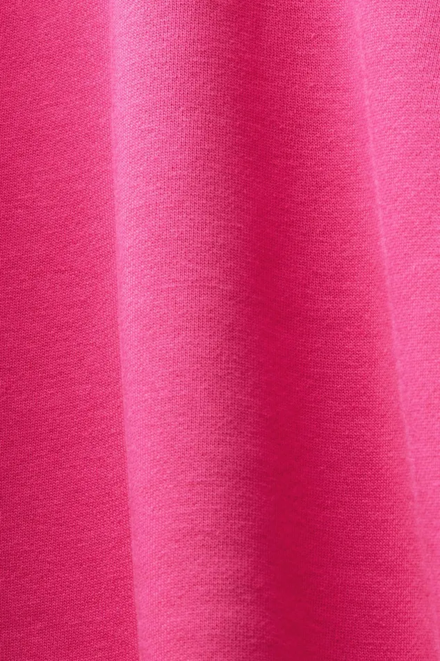 Sweatshirts Hoodies Men Esprit Unisex Logo Fleece Hoodie Pink Fuchsia