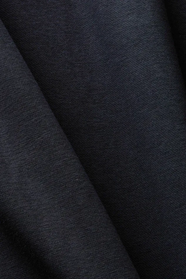 Sweatshirts Hoodies Women Esprit Oversized CottonFleece Hoodie Black
