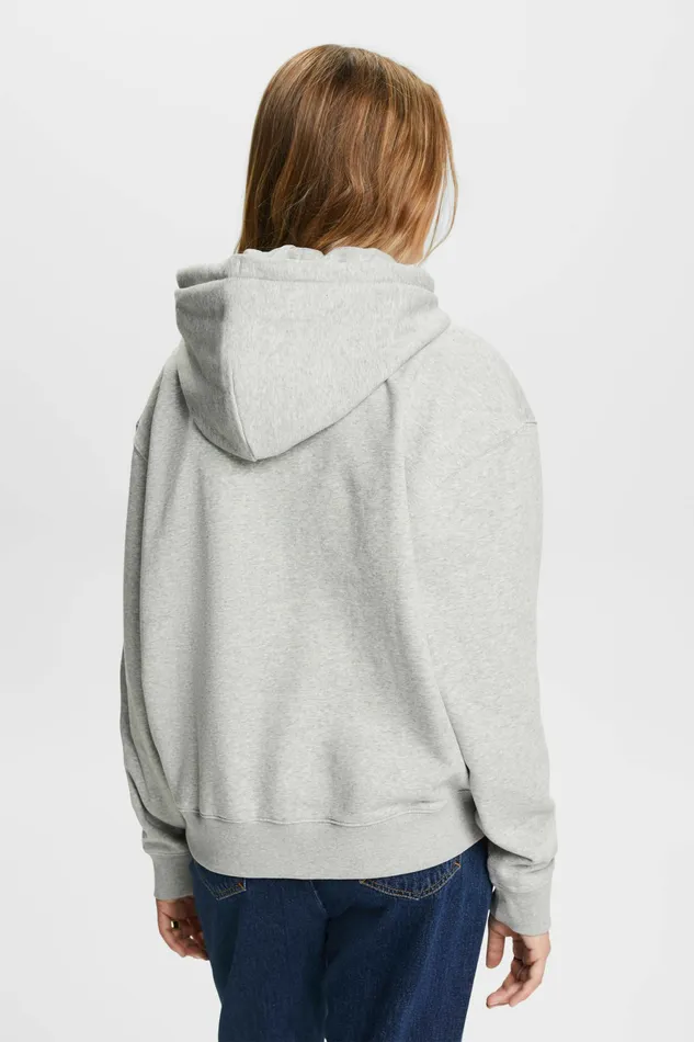 Sweatshirts Hoodies Women Esprit Oversized Hoodie Light Grey