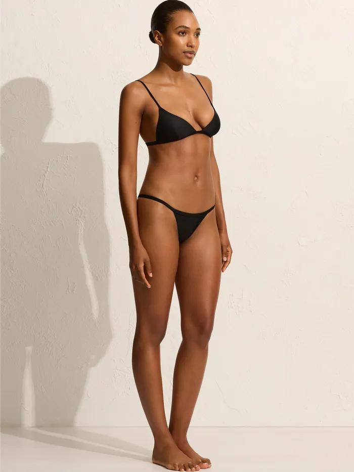 Swimwear The UNDONE Women Matteau Swim 8211 Petite Bikini Brief in Black