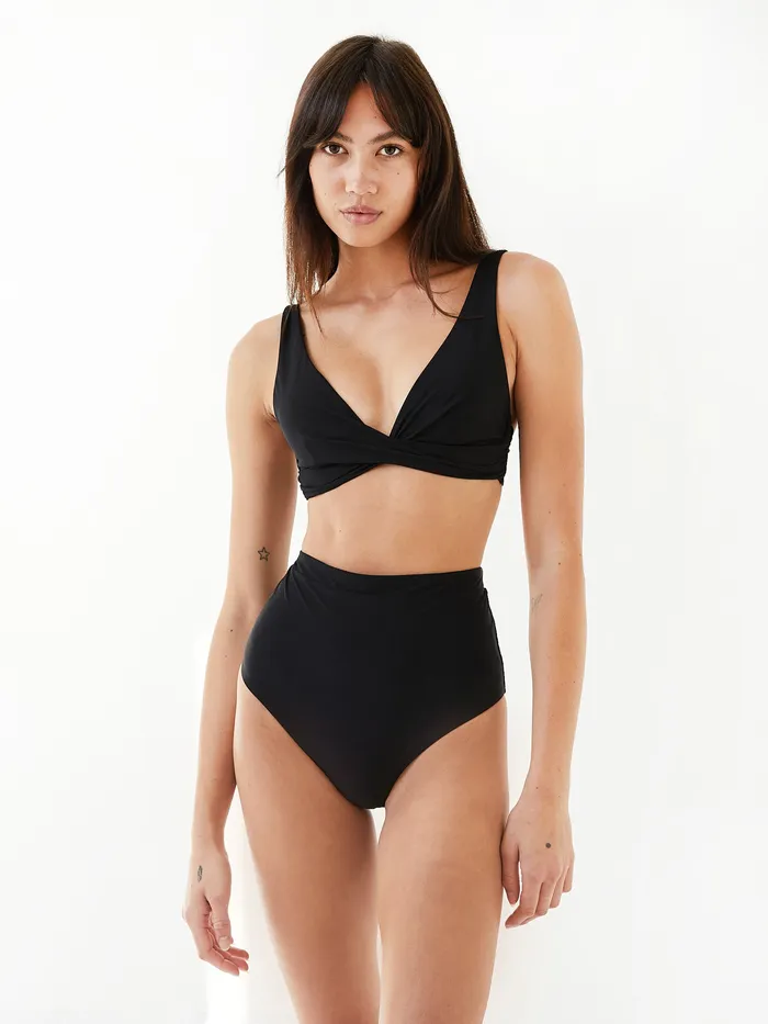 Swimwear Women Bondi Born 8211 Tatiana Bikini Bottom in Jet The UNDONE