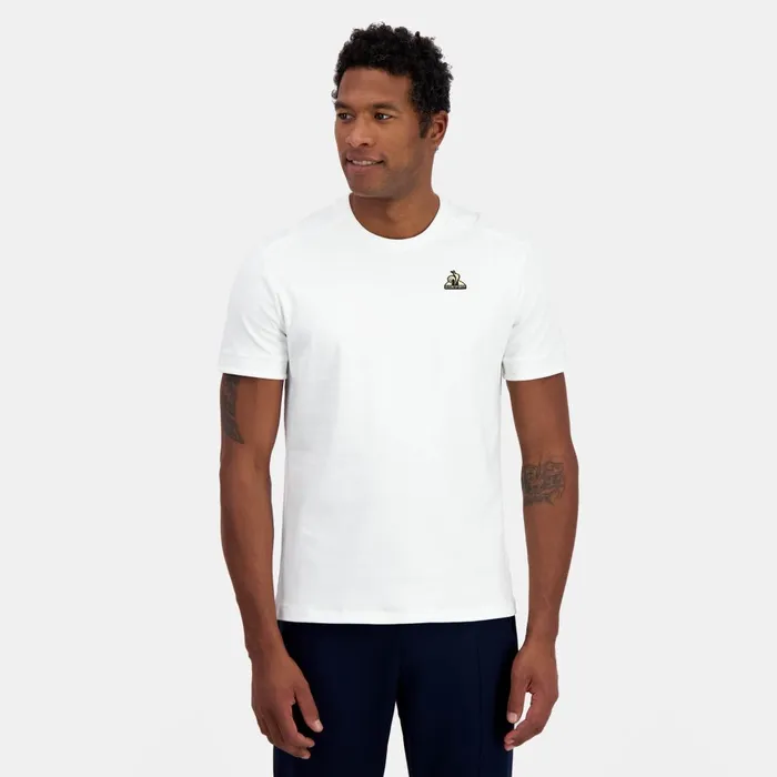 Tshirts And Tops Men Le Coq Sportif Coq D039or TShirt En Interlock 240g Coton Marshmallow