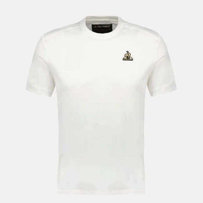 Tshirts And Tops Men Le Coq Sportif Coq D039or TShirt En Interlock 240g Coton Marshmallow