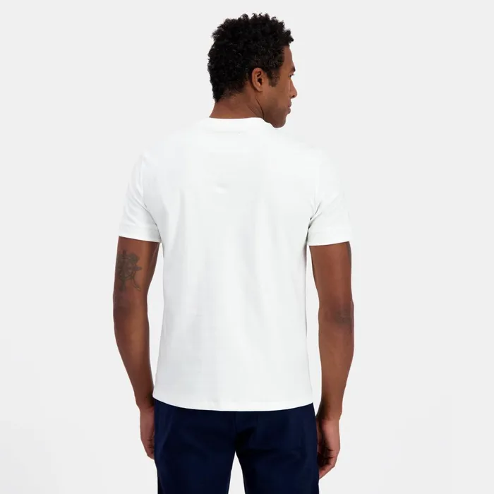 Tshirts And Tops Men Le Coq Sportif Coq D039or TShirt En Interlock 240g Coton Marshmallow