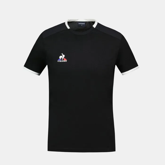 Tshirts And Tops Men Le Coq Sportif Tennis TShirt Black