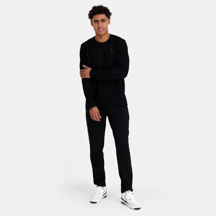 Tshirts And Tops Men Le Coq Sportif Ton Sur Ton LongSleeve TShirt Black