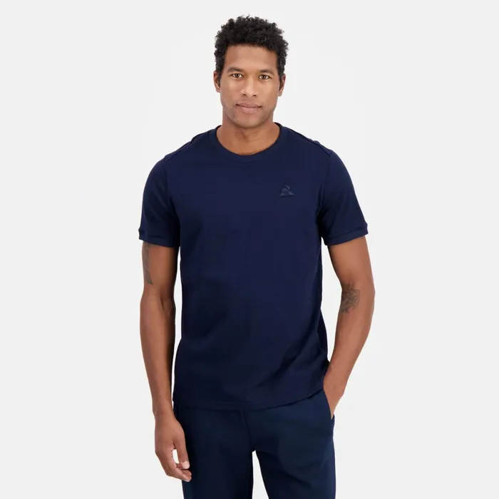 Tshirts And Tops Men Le Coq Sportif Ton Sur Ton TShirt Dark Velvet