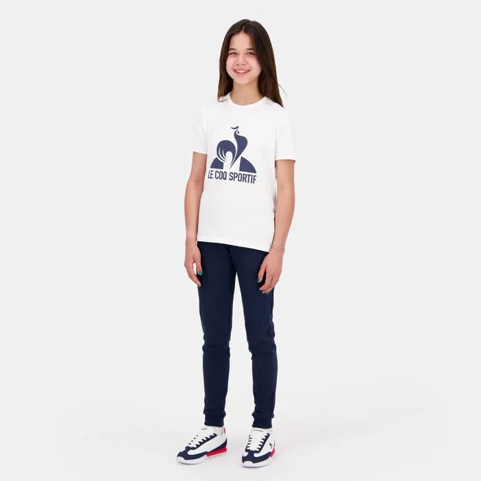 Tshirts Kids Le Coq Sportif Essentiels TShirt Kids New Optical White Tshirts Kids Le Coq Sportif Essentiels TShirt Kids New Optical White