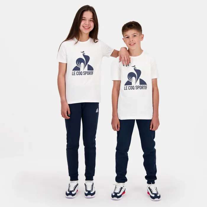 Tshirts Kids Le Coq Sportif Essentiels TShirt Kids New Optical White Tshirts Kids Le Coq Sportif Essentiels TShirt Kids New Optical White