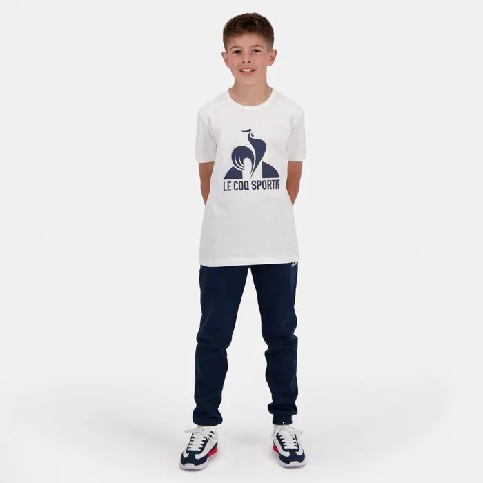 Tshirts Kids Le Coq Sportif Essentiels TShirt Kids New Optical White Tshirts Kids Le Coq Sportif Essentiels TShirt Kids New Optical White