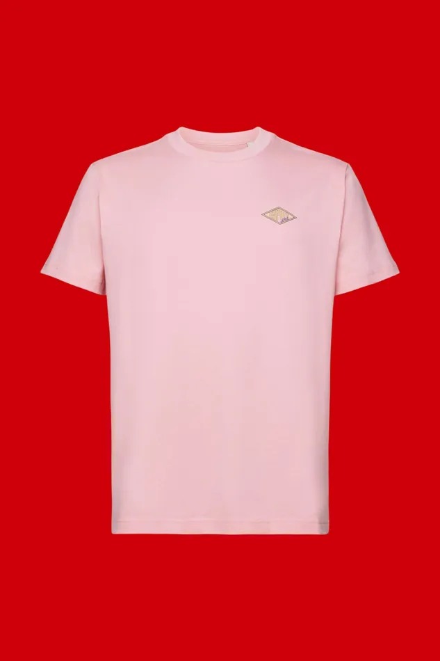 TShirts Polos Men Esprit Logo TShirt Pink