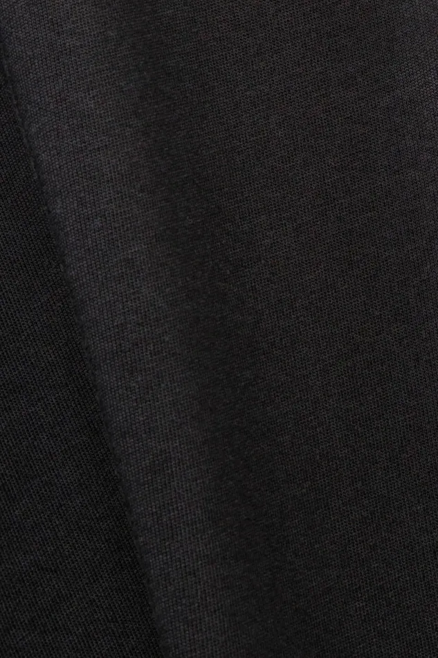 TShirts Polos Men Esprit Sustainable Cotton TShirt With Heart Motif Black