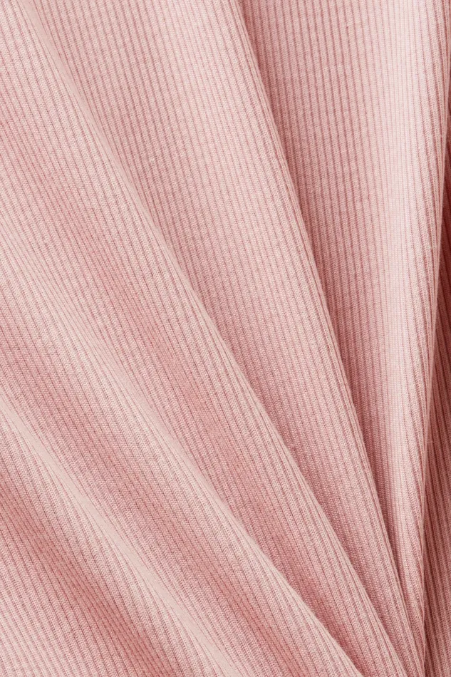 TShirts Tops Women Esprit Lace Trim Scoop Neck TShirt Old Pink