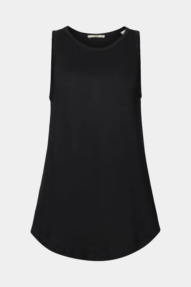 TShirts Tops Women Esprit Viscose Vest Top Black