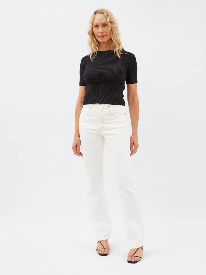 The UNDONE Tops Women Wynn Hamlyn 8211 Palm TShirt in Black