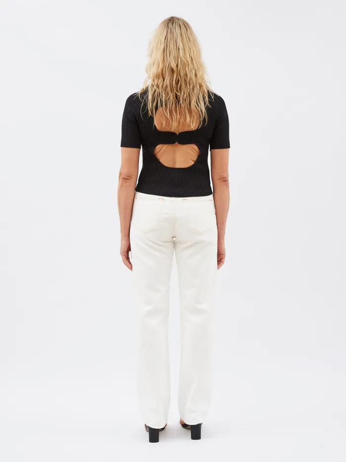 The UNDONE Tops Women Wynn Hamlyn 8211 Palm TShirt in Black