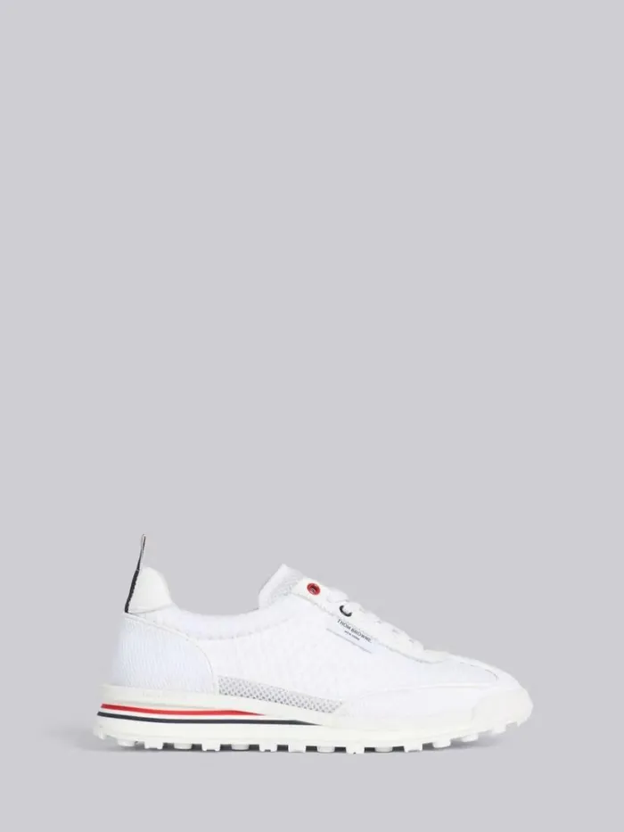 Thom Browne Heavy Athletic Mesh Tech Runner White Women Sneakers