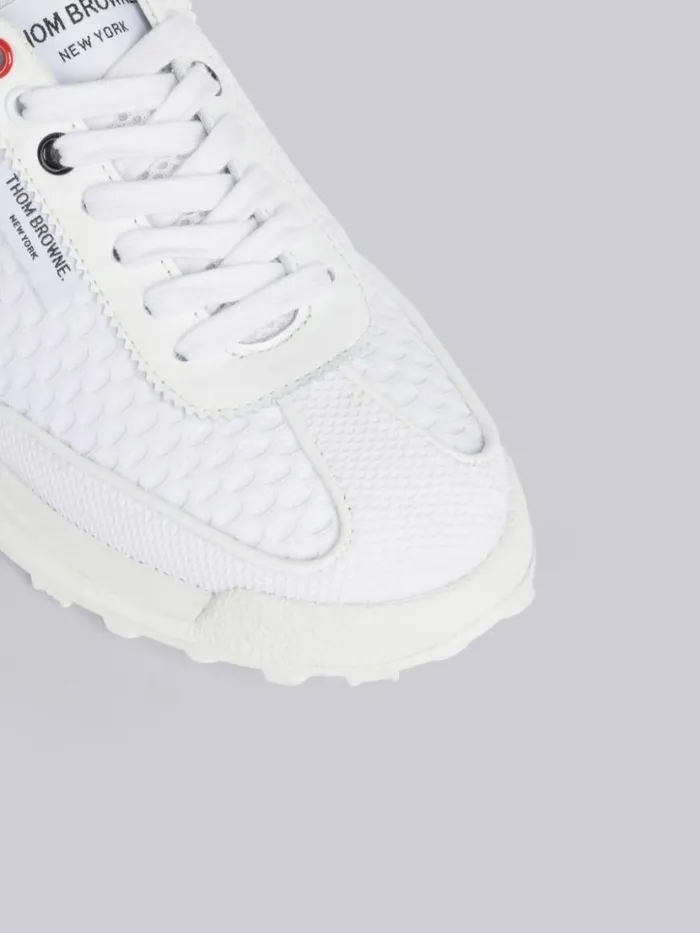 Thom Browne Heavy Athletic Mesh Tech Runner White Women Sneakers