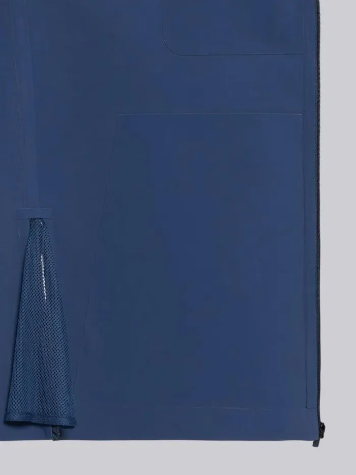Thom Browne Lightweight Tech Zipup 4bar Jacket Navy Men Sweats