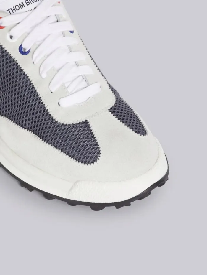 Thom Browne Nylon Tech Runner Dark Grey Men Sneakers Thom Browne Nylon Tech Runner Dark Grey Men Sneakers