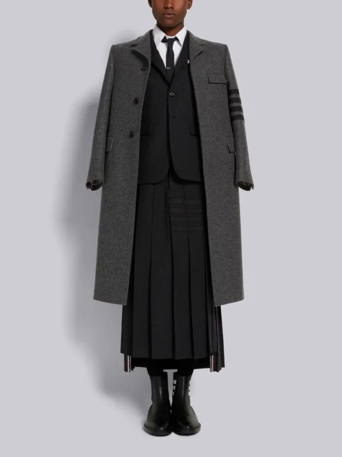 Thom Browne Oxford Seamed 4bar Straight Fit Shirt White Men Shirting