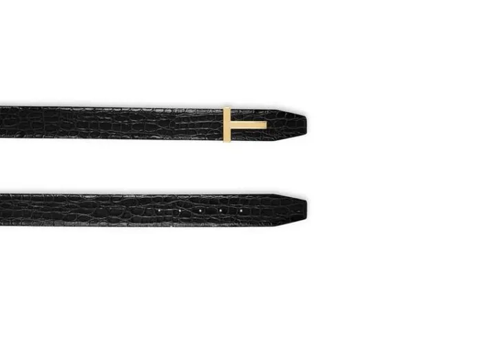 Tom Ford Belts CROCODILE T ICON BELT 8211 Men