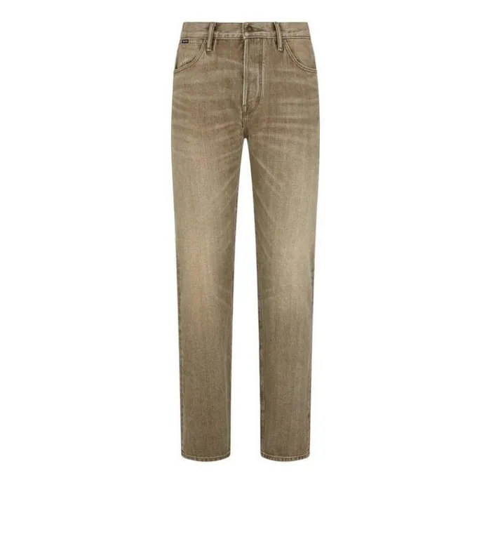 Tom Ford Jeans KHAKI STANDARD FIT DENIM Khaki 8211 Men
