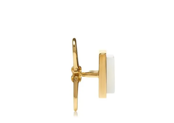 Tom Ford Jewelry GOLD AND PEARL SQUARE STUDS Goldpearl 8211 Men Tom Ford Jewelry GOLD AND PEARL SQUARE STUDS Goldpearl 8211 Men