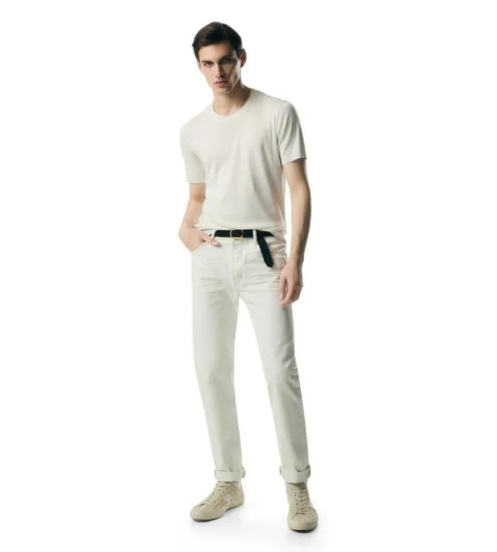 Tom Ford Knitwear PLACED RIB CREW NECK 8211 Men Tom Ford Knitwear PLACED RIB CREW NECK 8211 Men