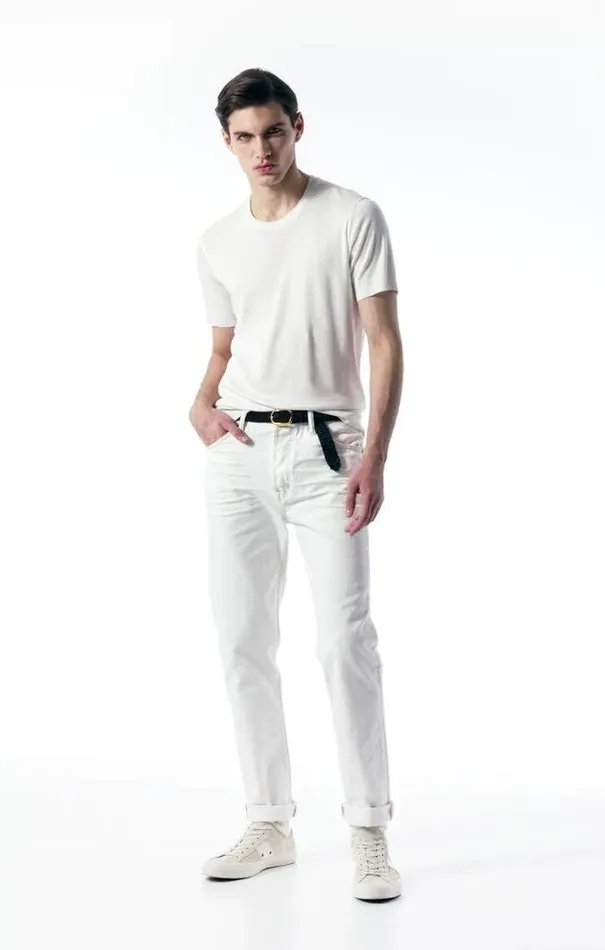 Tom Ford Knitwear PLACED RIB CREW NECK 8211 Men Tom Ford Knitwear PLACED RIB CREW NECK 8211 Men