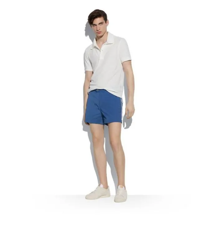 Tom Ford Knitwear TOWELLING POLO White 8211 Men Tom Ford Knitwear TOWELLING POLO White 8211 Men