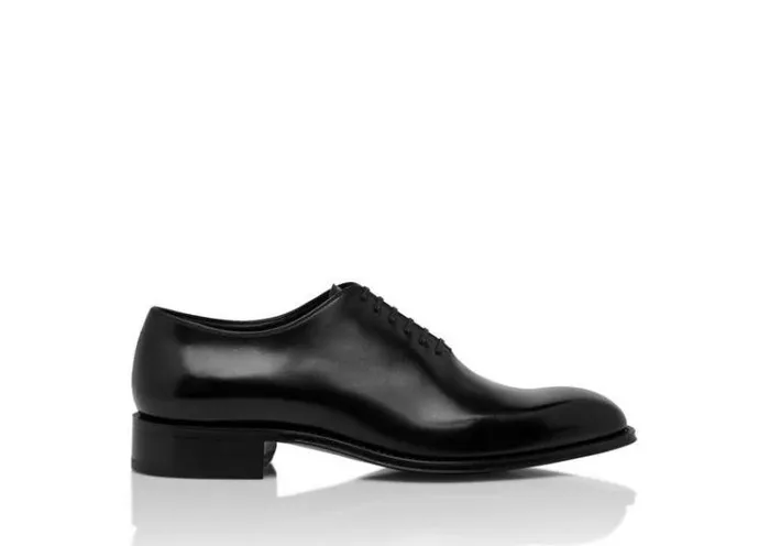 Tom Ford Laceups BURNISHED LEATHER CLAYDON LACE UP Black 8211 Men