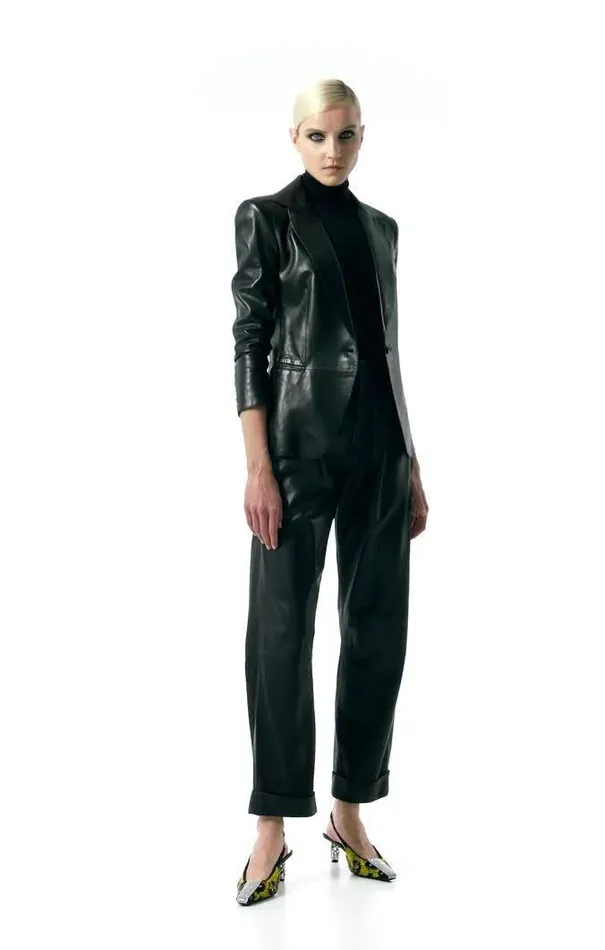 Tom Ford Outerwear NEW PLONGE SINGLE BREASTED JACKET Black 8211 Women Tom Ford Outerwear NEW PLONGE SINGLE BREASTED JACKET Black 8211 Women
