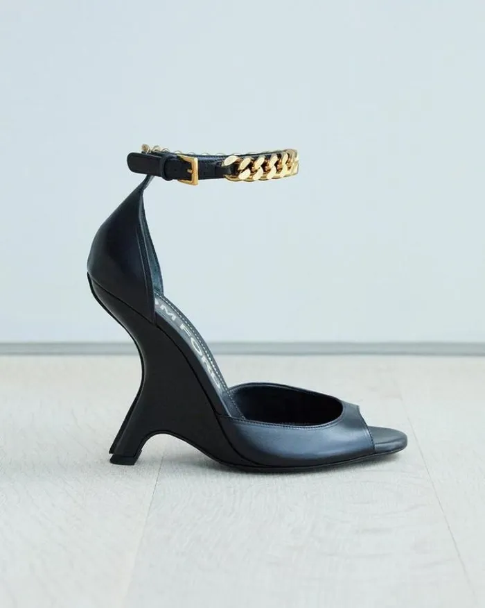 Tom Ford Sandals LEATHER CHAIN SANDAL Black 8211 Women Tom Ford Sandals LEATHER CHAIN SANDAL Black 8211 Women