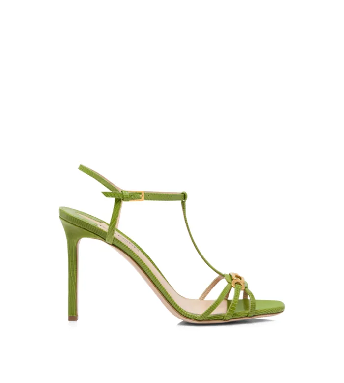 Tom Ford Sandals STAMPED LIZARD LEATHER WHITNEY SANDAL 8211 Women