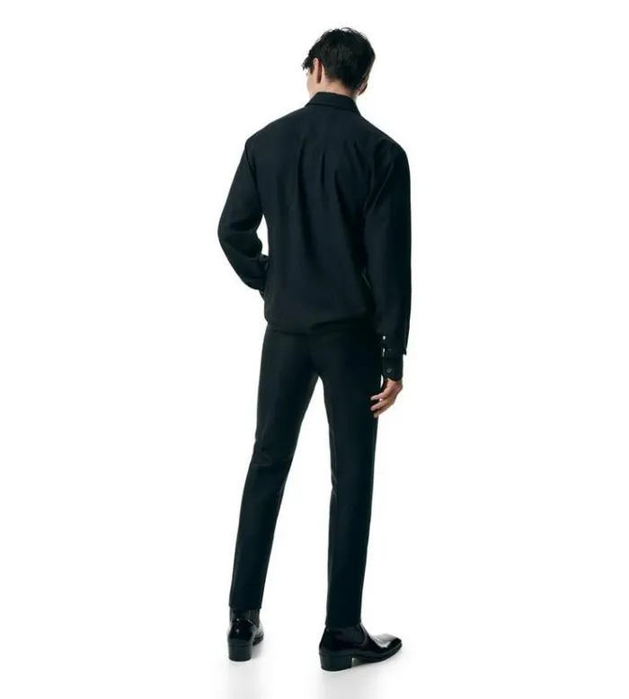 Tom Ford Shirts SILK PARACHUTE SLIM FIT SHIRT Black 8211 Men Tom Ford Shirts SILK PARACHUTE SLIM FIT SHIRT Black 8211 Men