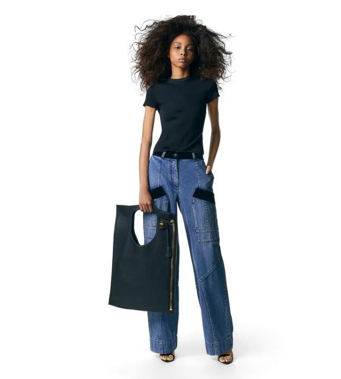 Tom Ford Shoulder Bags GRAIN LEATHER FLAT ALIX BAG Black 8211 Women Tom Ford Shoulder Bags GRAIN LEATHER FLAT ALIX BAG Black 8211 Women