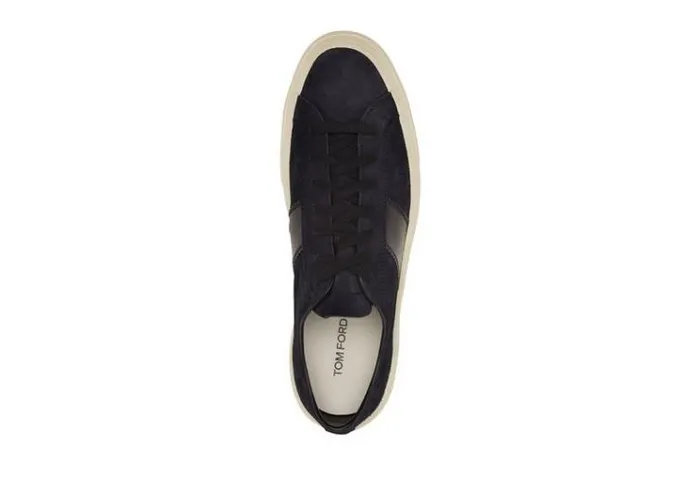 Tom Ford Sneakers CAMBRIDGE LACE UP SNEAKER Blue 8211 Men Tom Ford Sneakers CAMBRIDGE LACE UP SNEAKER Blue 8211 Men