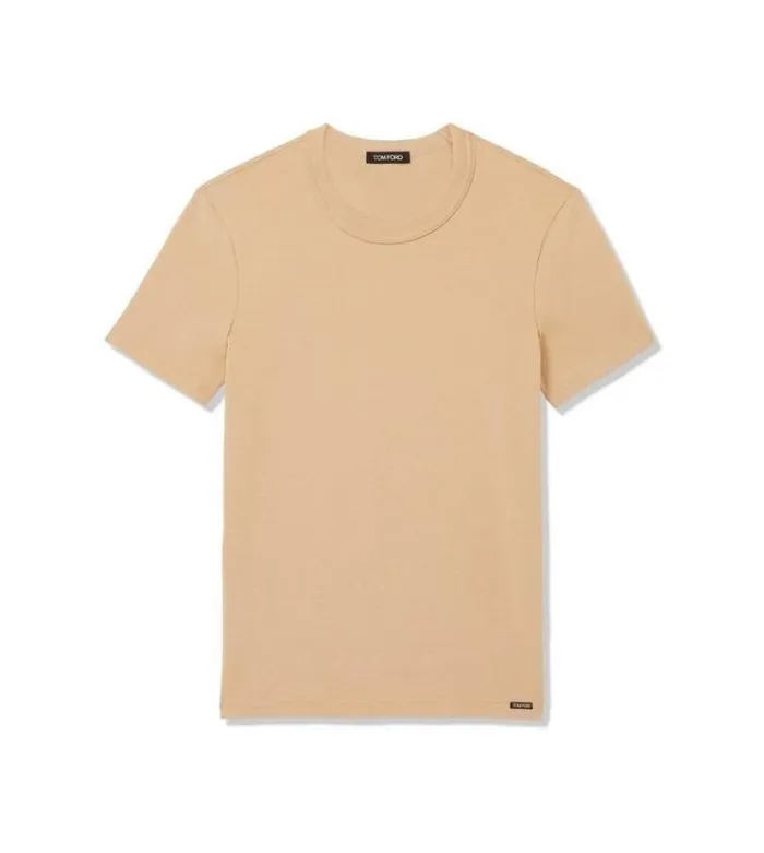Tom Ford TSHIRTS COTTON CREWNECK TSHIRT Nude 1 8211 Men