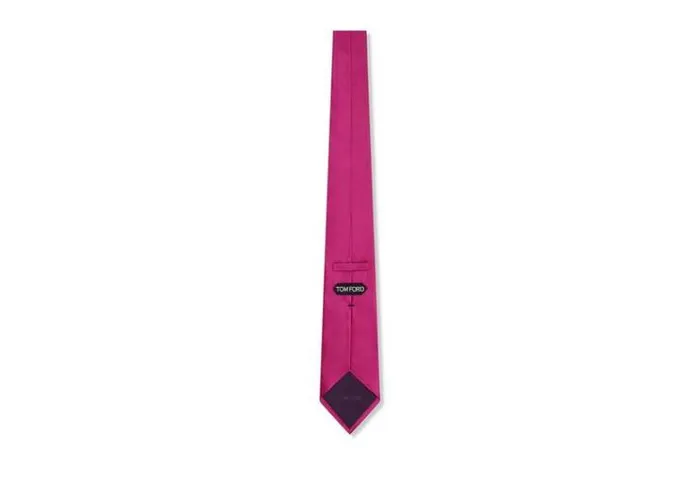 Tom Ford Ties and Bow Ties SOLID TWILL TIE Fuschia 8211 Men